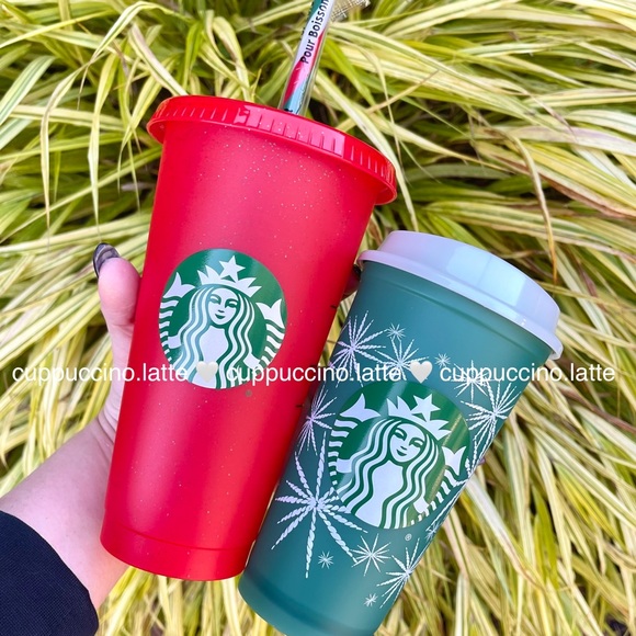 Starbucks Accessories New Setstarbucks 223 Holiday Color Changing